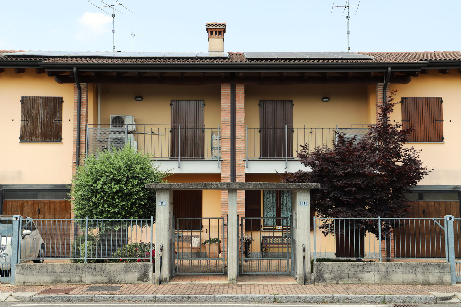 Residenza via Quattrocchi - prospetto est